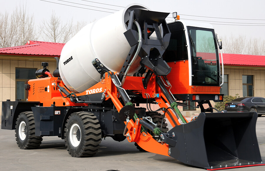 2-4 Self Loading Concrete Mixer