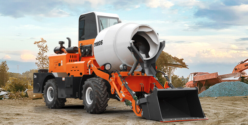 Self Loading Concrete Mixer