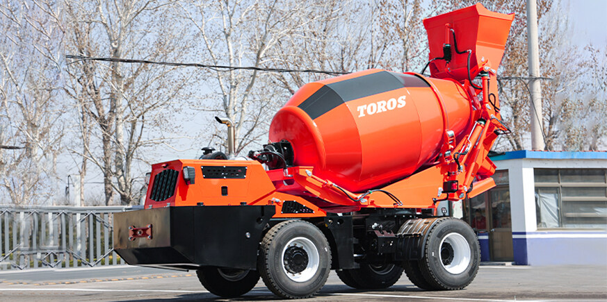 Self Loading Concrete Mixer