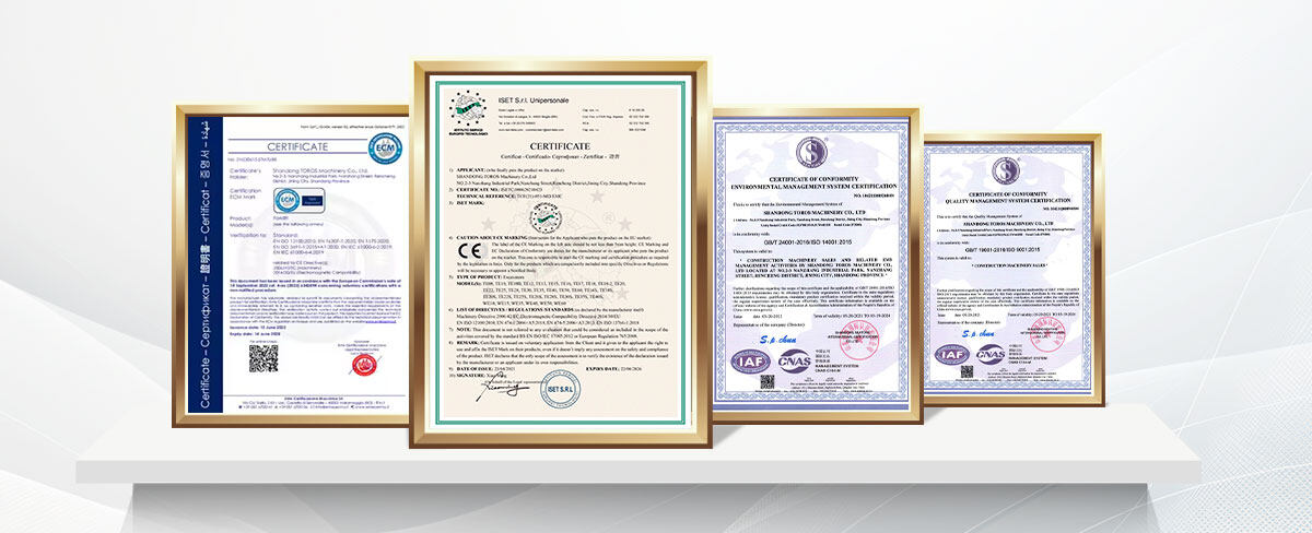 Our certificates